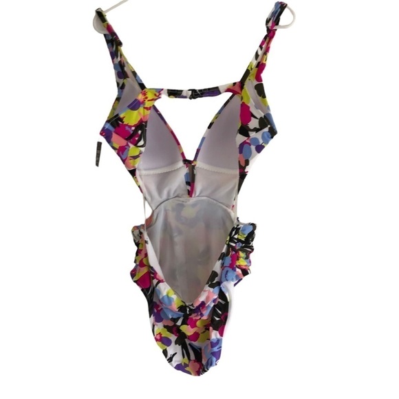 Bar III NWT One Piece Paradise Garden Monokini Size XL - Picture 8 of 14